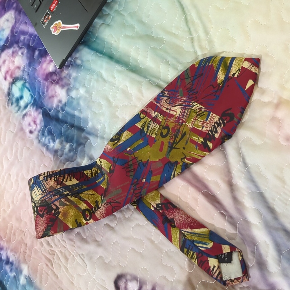 Lorenzo Mad e In Italy 1964 100% Silk Tie - Picture 2 of 14